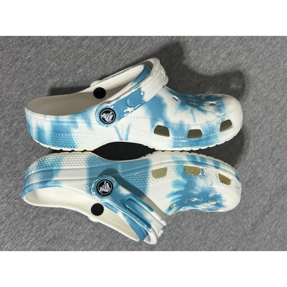 Crocs Classic Clog Shoes Mens Size 4 Womens Size 6 Tie Dye Comfortable Slip On - Picture 9 of 15